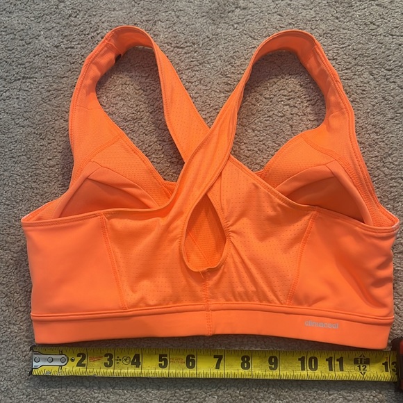 NWOT Adidas Climacool Sport Bra, M, Orange - Picture 4 of 7